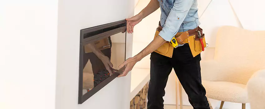 Metal Fireplace Installation in Ukiah, California