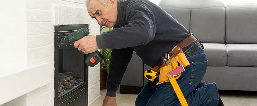 New Indoor Fireplace Installation in Ukiah, California