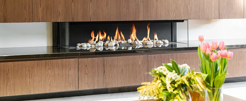 Double-height Fireplace Design Refurbishment in Ukiah, California